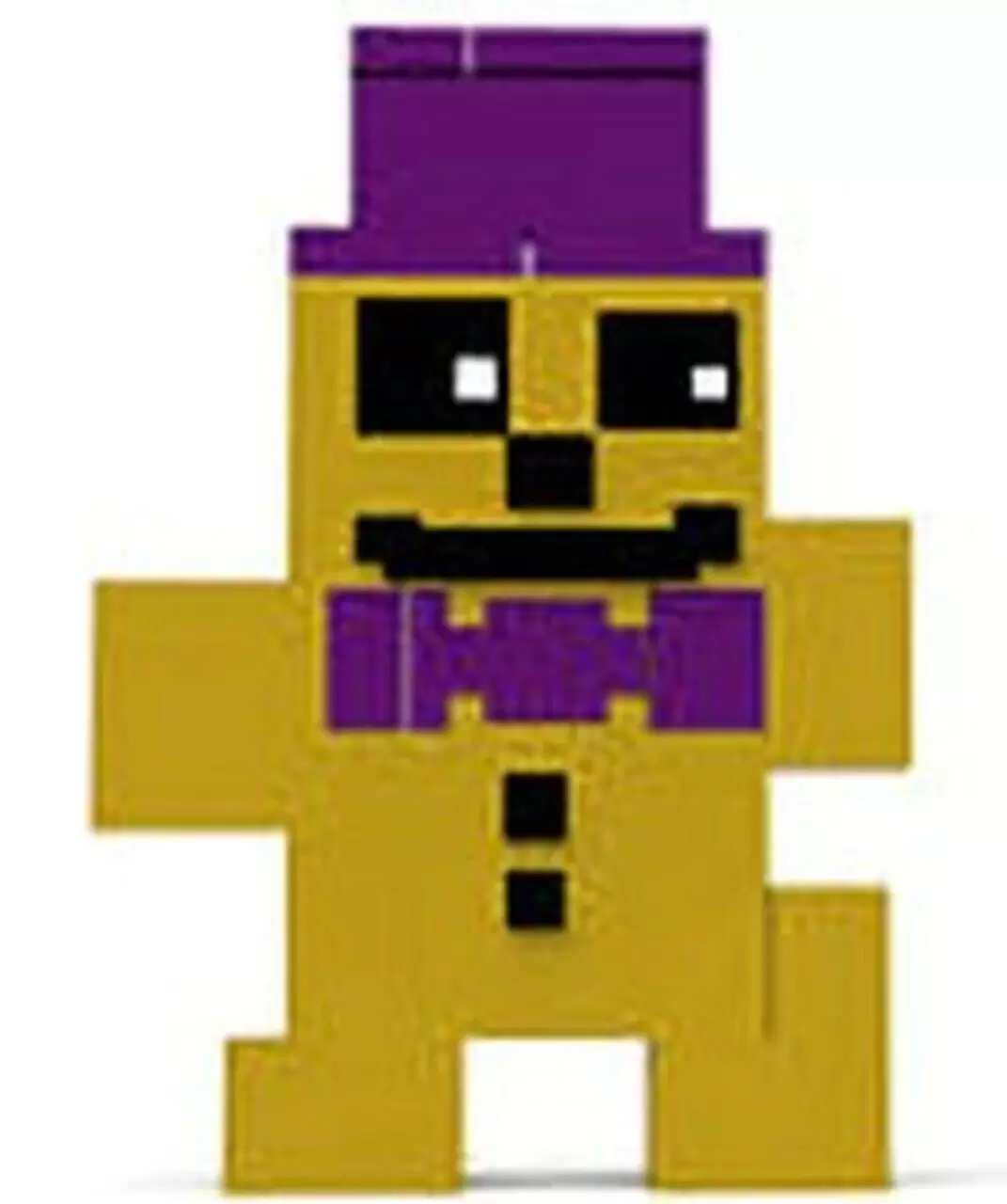 Five Nights at Freddy's 8-Bit Buildable Figure: Plush Fredbear