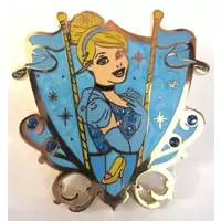 Disney Princess Jeweled Crest- Cinderella