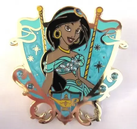 Disney - Pins Open Edition - Disney Princess Jeweled Crest- Jasmine