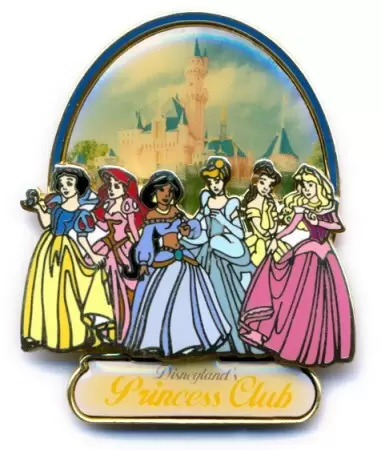 Disney Pins Open Edition - Disneyland\'s Princess Club
