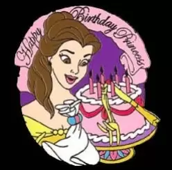 Disney Pins Open Edition - Happy Birthday Princess Series - Belle