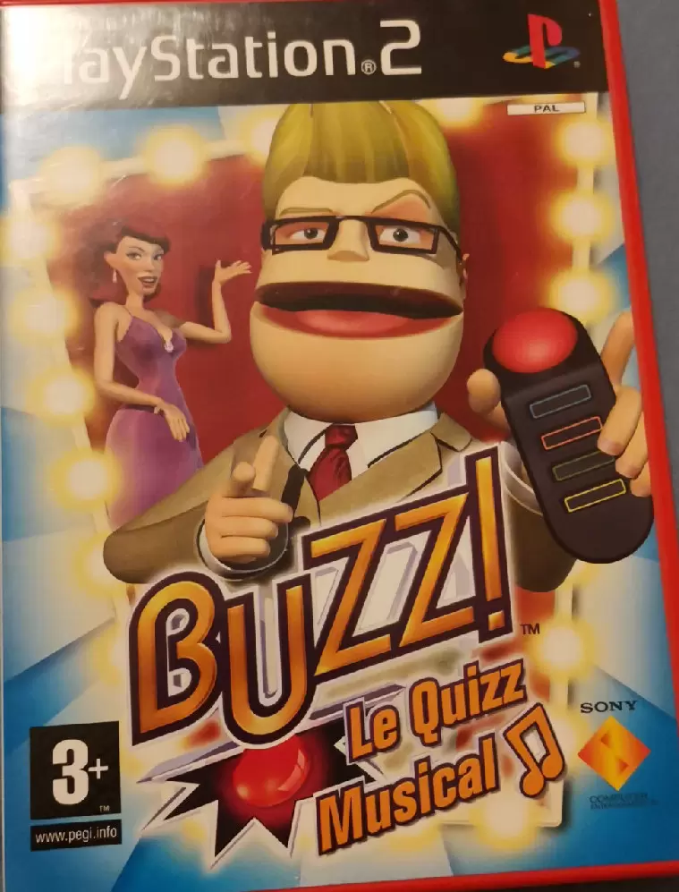 PS2 Games - Buzz Le Quiz Musical