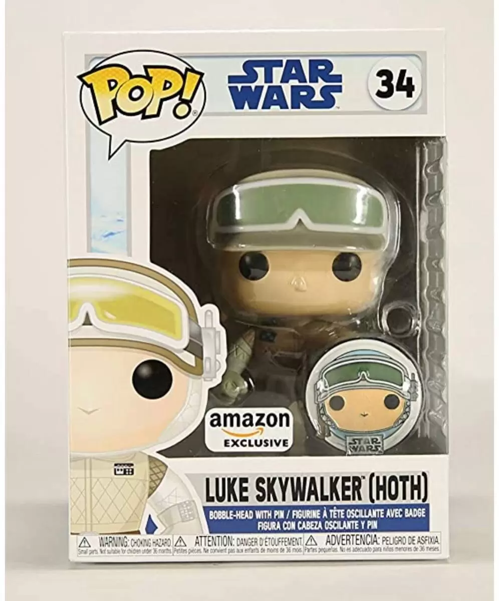 POP! Star Wars - Luke Skywalker Hoth with Pin