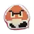 Super Mario Plushes - Goomba 8 Bit Plush Pillow