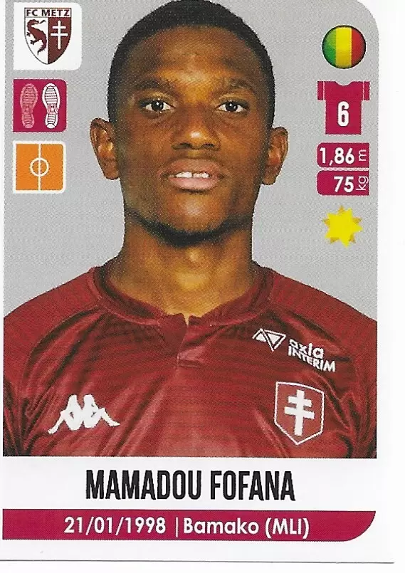 Foot 2021 - Mamadou Fofana - FC Metz