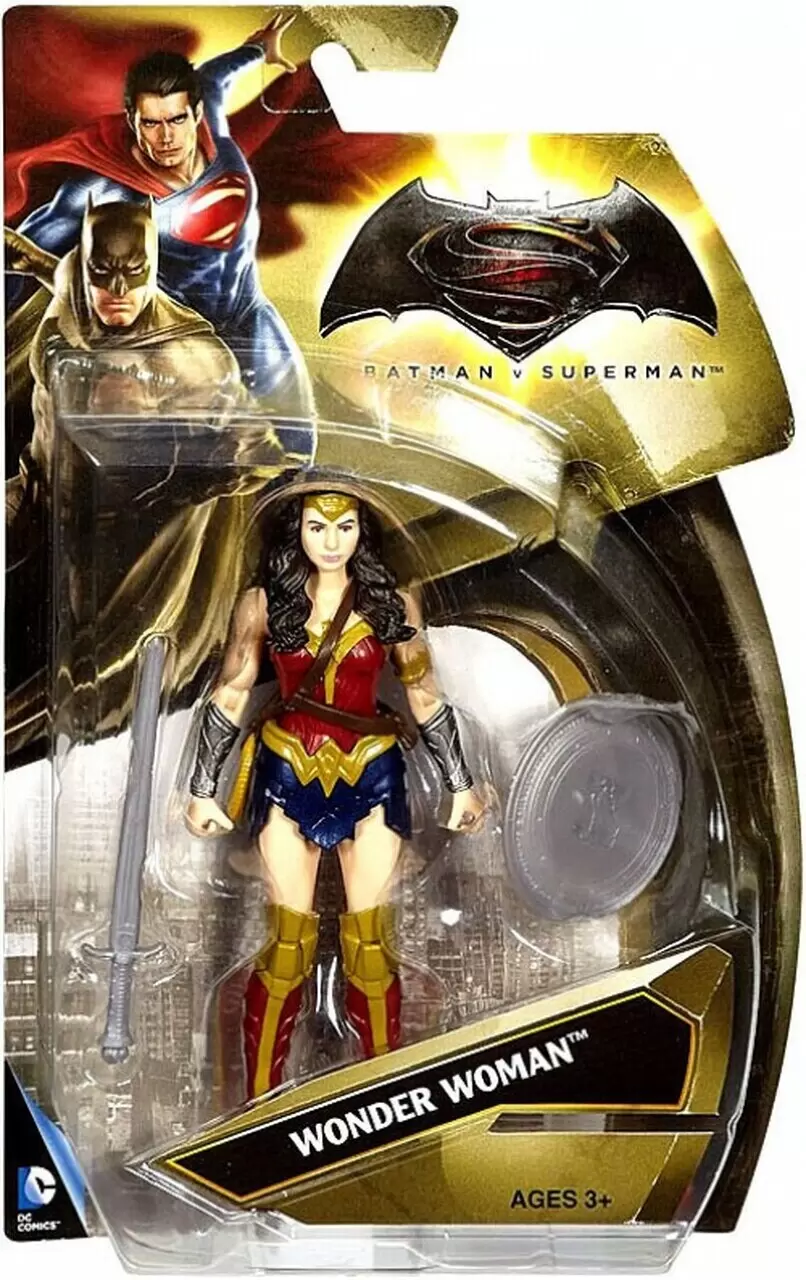 DC Batman v Superman: Dawn of Justice - Wonder Woman Action Figure [Gold]
