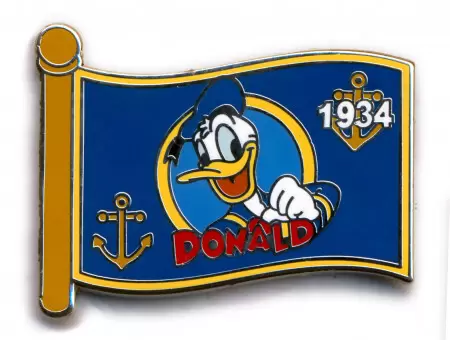 Character Flags Mystery Collection - Character Flags Mystery Collection - Donald Duck