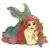Pin\'s Loungefly - Disney - Glitter Ariel