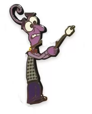 Disney Pins Open Edition - Inside Out Flair Set - Fear