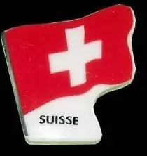 Fèves - Drapeaux de l\'Europe - Suisse