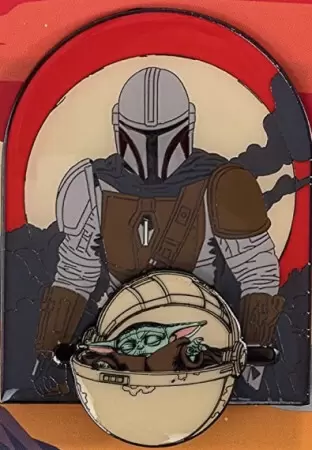 Loungefly and Boxlunch Pins - Star Wars: The Mandalorian - Mando and The Child