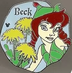 Disney Pins Open Edition - 2007 Hidden Mickey Series - Pixie Hollow Fairies - Beck