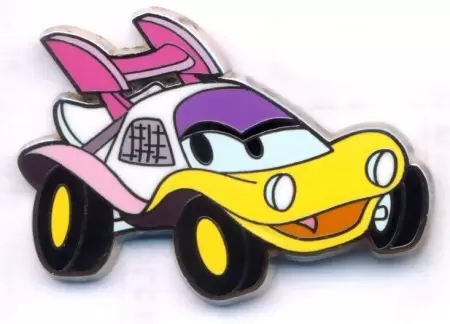 Disney Pins Open Edition - Disney Characters as Cars - Daisy Duck