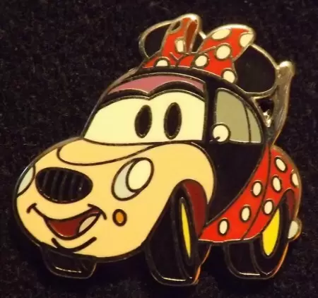Disney Pins Open Edition - Disney Characters as Cars - Minnie Mouse