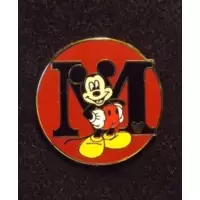 Hidden Mickey Series III - Alphabet - M for Mickey Mouse