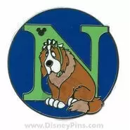 Disney Pins Open Edition - Hidden Mickey Series III - Alphabet - N for Nana