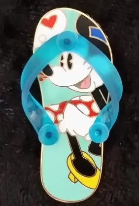 Disney Pins Open Edition - Sandals/Flip Flops - Mickey & Minnie In Love - Minnie