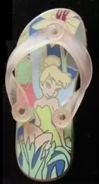 Disney - Pins Open Edition - Sandals/Flip Flops - Tinkerbell & Name - Tinkerbell