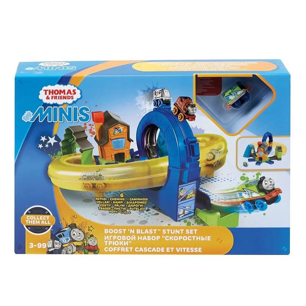 Thomas Minis Playsets - Boost N\' Blast Stunt Set