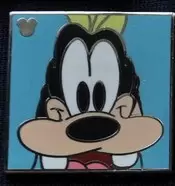Disney Pins Open Edition - 2012 Hidden Mickey Series - Character Faces - Goofy
