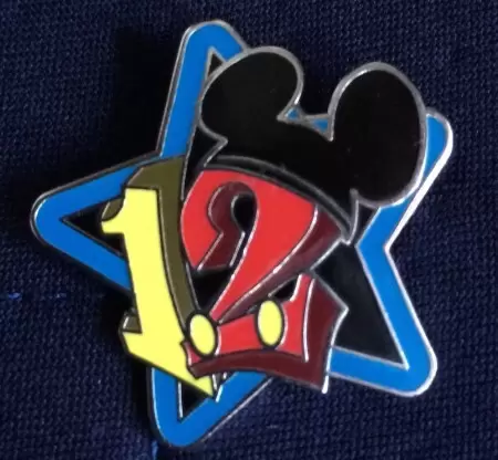 Disney Pins Open Edition - 2012 - Mini-pin Booster Set - 2012 Blue Border Star