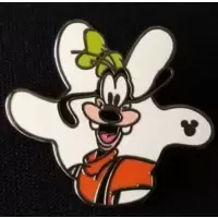 2013 Hidden Mickey - White Glove Silhouette - Goofy
