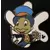 2013 Hidden Mickey - White Glove Silhouette - Jiminy Cricket