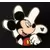 Disney Pins Open Edition - 2013 Hidden Mickey - White Glove Silhouette - Mickey Mouse