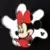 Disney Pins Open Edition - 2013 Hidden Mickey - White Glove Silhouette - Minnie Mouse