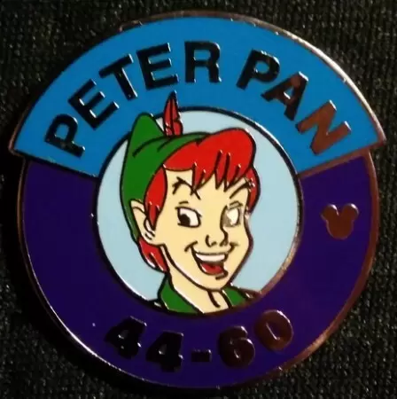 Disney Pins Open Edition - 2014 Hidden Mickey Series - Magic Kingdom Heroes Parking Sign - Peter Pan