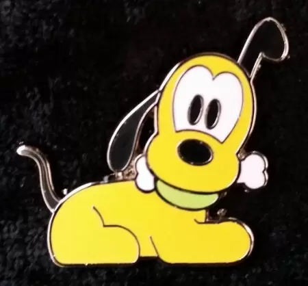 Disney Pins Open Edition - Cute Characters Mini-pin Set #2 - Pluto