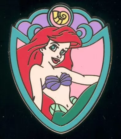 Disney Pins Open Edition - Disney Princess Crest - Mystery Collection - Ariel