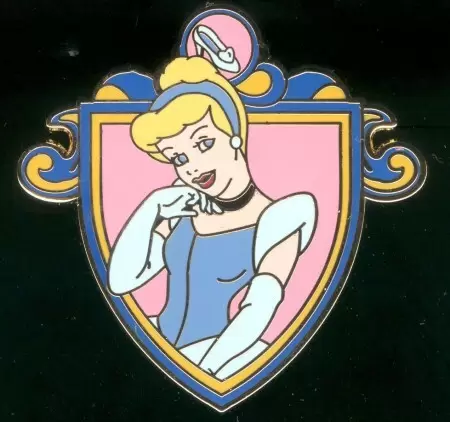Disney - Pins Open Edition - Disney Princess Crest - Mystery Collection - Cinderella