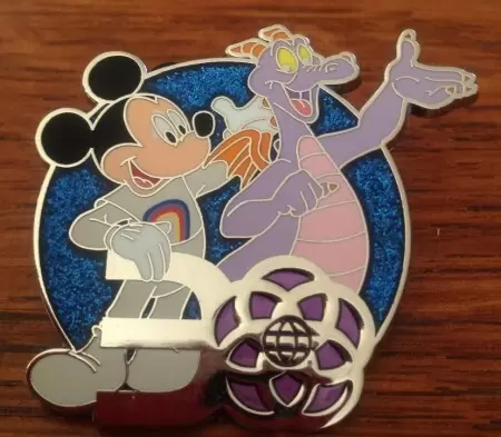 Disney Pins Open Edition - Epcot 30th Anniversary Mystery Set - Figment and Mickey