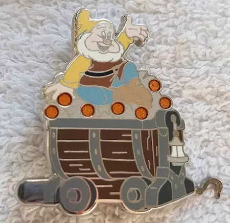 Disney - Pins Open Edition - Seven Dwarfs Mystery Collection - Mine Car - Happy