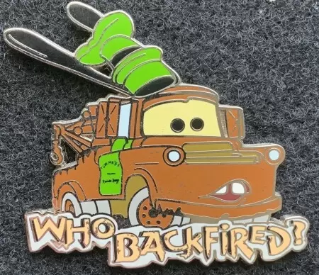 Disney - Pins Open Edition - Tow Mater - \'Who Backfired?\'