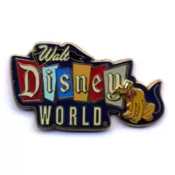Walt Disney World Retro Logo - Pluto