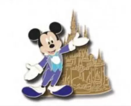 Autres Pin\'s Celebrating 20 Years - Celebrating 20 Years Pin Event - Disney World Through The Years Castle Collection Box Set - Future Mickey
