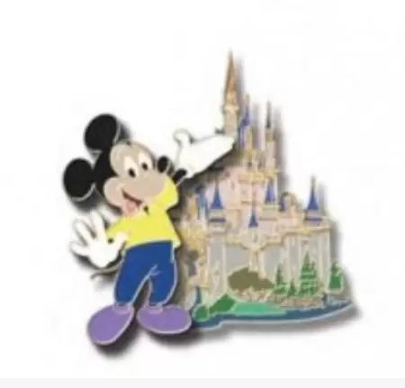 Other Celebrating 20 Years Pins - Celebrating 20 Years Pin Event - Disney World Through The Years Castle Collection Box Set - Present Mickey