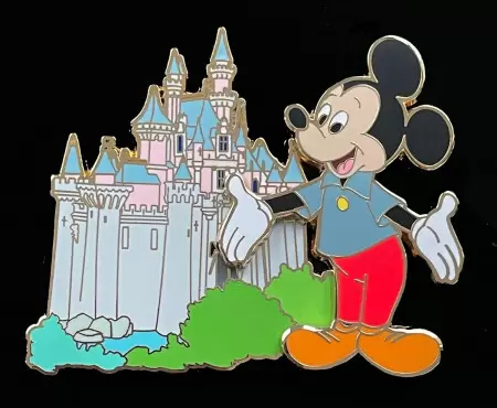 Other Celebrating 20 Years Pins - Celebrating 20 Years Pin Event - Disneyland Through The Years Castle Collection Box Set - Present Mickey