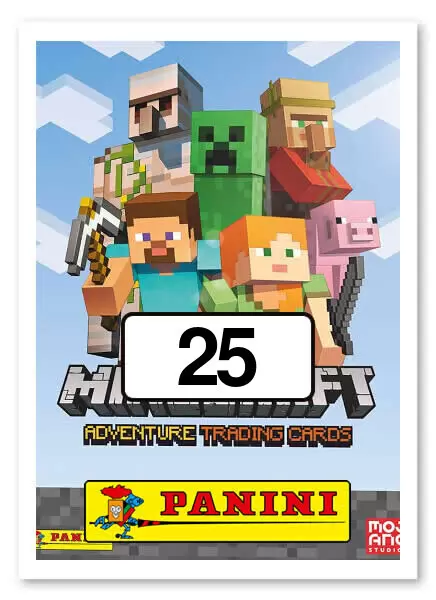 Panini Minecraft Trading Cards 25 Bustine Sigillate VERO AFFARE !!!