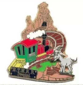 Disney - Pins Open Edition - Big Thunder Mountain Railroad 25th Anniversary Collection - Train with Goat