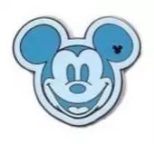 Disney Pins Open Edition - Hidden Mickey Series III - Colorful Mickeys - Blue