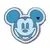 Hidden Mickey Series III - Colorful Mickeys - Blue