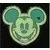 Hidden Mickey Series III - Colorful Mickeys - Green