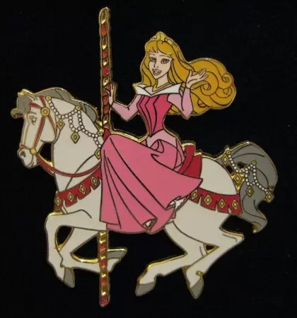 Princess Carousel Horse Set - Aurora On A Horse