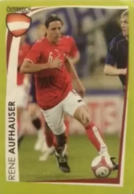 Road to UEFA Euro 2008 - Album C - Milieux de terrain - C15 : Rene Aufhauser