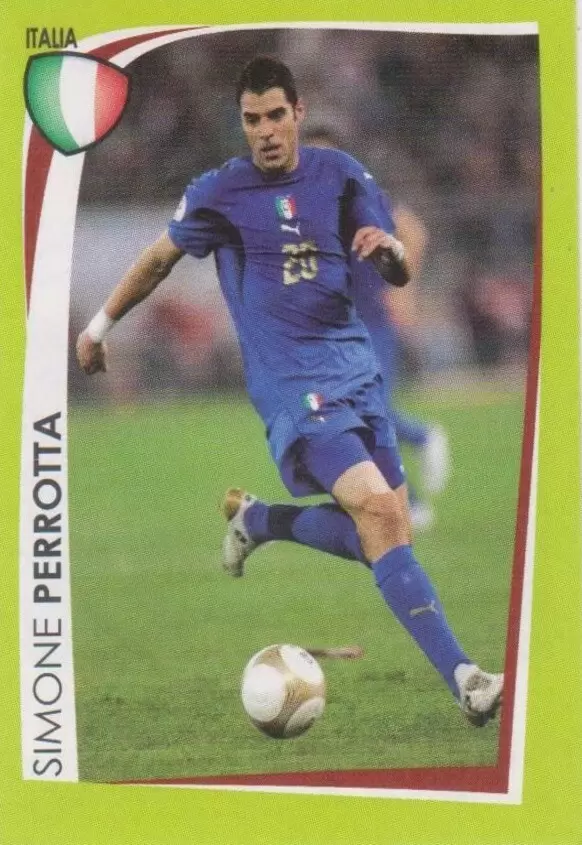 Road to UEFA Euro 2008 - Album C - Milieux de terrain - C5 : Simone Perrotta