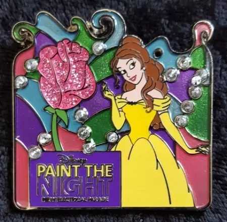DLR 60th Celebration - Paint the Night Parade Reveal/Conceal - DLR 60th Celebration - Paint the Night Parade Reveal/Conceal - Belle