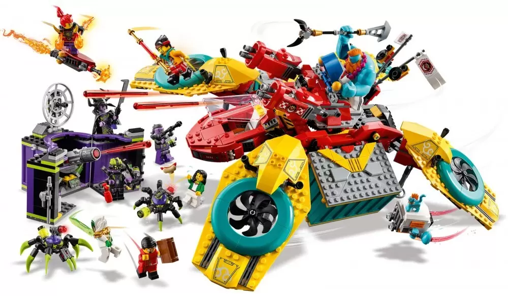 LEGO Monkie Kid - Le drone-coptère de l’équipe de Monkie Kid